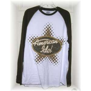  Authentic American Idol Star T shirt Baseball Jersey Size 