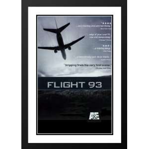  Flight 93 Framed and Double Matted 20x26 Movie Poster 