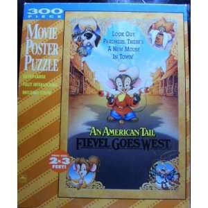 An American Tale   Fievel Goes West Movie Poster 300 Piece 