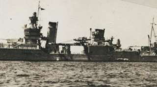 USS Portland CA 33 RPPC 40s HEAVY CRUISER WWII Pacific  