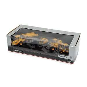  Volvo Construction Equipment 4 Pack 187 Scale Toys 