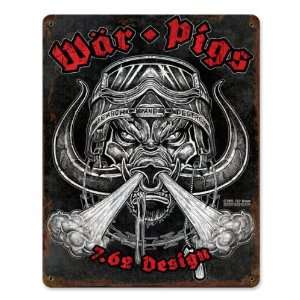  War Pigs Allied Military Vintage Metal Sign   Victory 