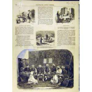  1858 Algeria Judges Amins Appeal Court Doctor Print