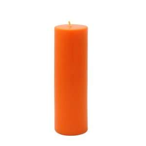  2 x 6 Orange Pillar Candle