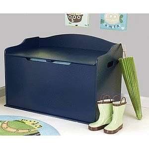  Personalized kids wooden austin toy box blueberry 