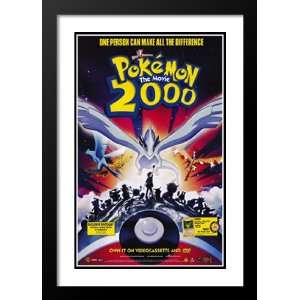  Pokemon 2000 The Power of One 32x45 Framed and Double 