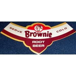  Palmer Cox Brownie Root Beer Neck Label, 1960s 