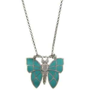  Sterling Silver Butterfly Pendant Jewelry