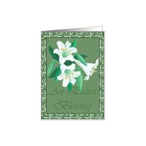  Easter Lilies Irish Blessing Easter Card Card Health 
