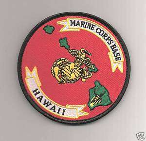 USMC MARINE CORPS BASE HAWAII VELCRO PATCH  