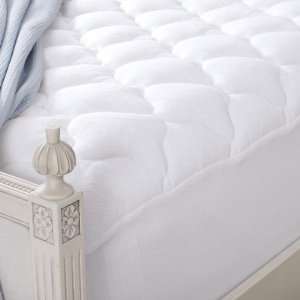  Quilted Synthetic Fill & Foam Mattress Pad ( King, Cream 