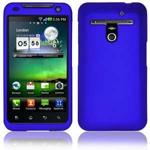 New High Quality Amzer Rubberized Blue Snap Crystal Hard Case For Lg 