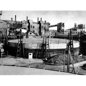  No. 2 Gasometer, Sands End Lane, Fulham, 1954 Photographic 