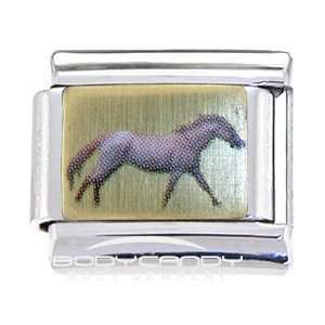  Photo Galloping Horse Italian Charm Jewelry