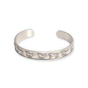  Diestruck Galloping Horse Cuff Bracelet 