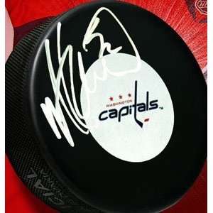  Mike Green Signed Capitals Hockey Puck 