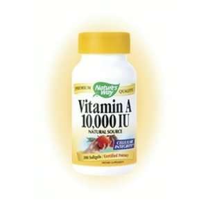  Vitamin A 100 Capsules Natures Way Health & Personal 