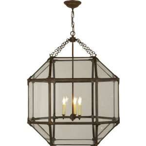 Visual Comfort SK5010GI FG Gilded Iron with Wax and Frosted Glass Suza