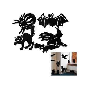 Beistle   01018   Halloween Silhouettes UPCs   Bat   113119   Pack of 