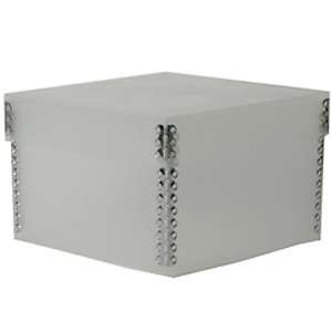Large (5 3/8 x 5 3/8 x 3 1/2) Clear Frost Plastic Nesting Boxes   Box 