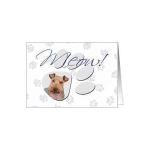  April Fools Day Greeting   featuring a Welsh Terrier Card 