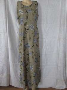 AGB Byer California Sleeveless Floral Dress Size Large  