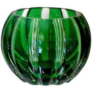  Faberge Parallel Green Crystal Votive