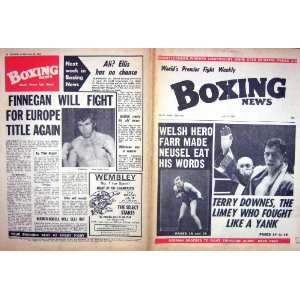   BOXING 1971 TERRY DOWNES NEUSEL FINNEGAN RICHARD DUNN