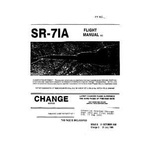  Lockheed SR 71A Aircraft Flight Manual Lockheed Books