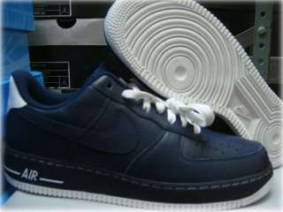 Nike Air Force 1 Obsidian Blue White Sneakers Mens 8  