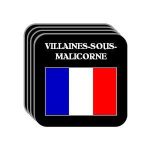  France   VILLAINES SOUS MALICORNE Set of 4 Mini Mousepad 