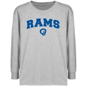 NCAA Angelo State Rams Youth Ash Logo Arch T shirt      