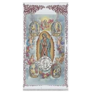  St Juan Diego Prayer Card With Medal Pendant Charm Patron Saint 