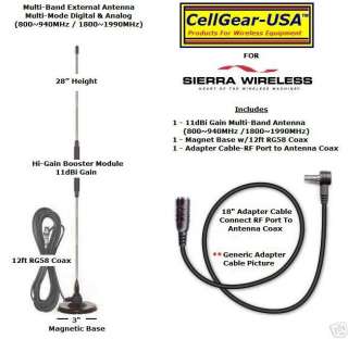 11dBi External Antenna AT&T Sierra Wireless AirCard 881  
