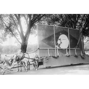  1919 photo BRAZIL, OFFICIALS, ETC. FLOAT IN 4TH OF JULY 