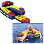 AIRHEAD Bimini Lounger II Inflatable Lake Pool Float Lounge