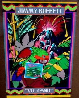 Jimmy Buffett 1979 poster VOLCANO mint cond  