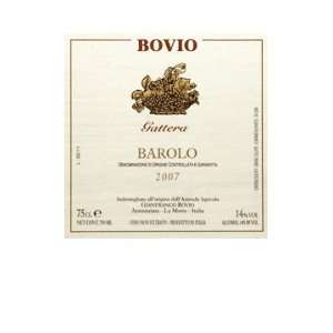  2007 Bovio Barolo Vigna Gattera 750ml Grocery & Gourmet 