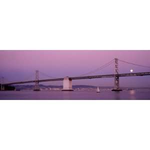   Bay Bridge, San Francisco, California, USA by Panoramic Images, 36x12