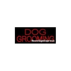 Dog Grooming LED Sign