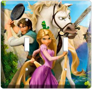 RAPUNZEL FLYNN TANGLED MOVIE DOUBLE LIGHT SWITCH COVER  