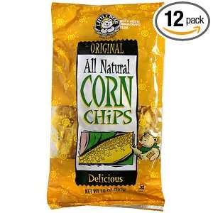 Little Bear Corn Chips, Original, 10 Ounce Units (Pack of 12)  