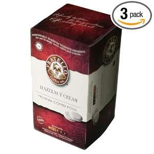 Fratello Coffee Company Hazelnut Cream Coffee, Pods 18 Count Boxes 