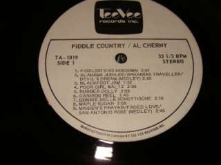 Al Cherny ~ Fiddle Country ~ Canada, 1975  