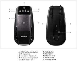 DriveNTalk BHF 2000 Bluetooth Car Kit Speaker Hand Free  