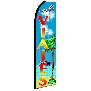  Viajes Extra Wide Swooper Feather Flag