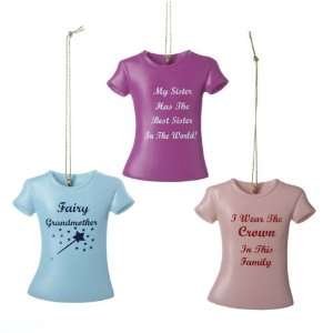 Pack of 12 Sister, Grandmother and Family Womens T Shirt Christmas 