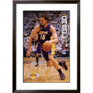  Lakers   Paul Gasol Framed Poster Print, 32x44