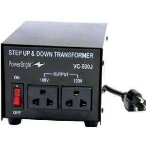  Power Bright Vc500j Transformer Step up / Down 500 Watt 