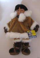 New Plush Native Alaska Eskimo Doll 16 Fur Parka BOY  